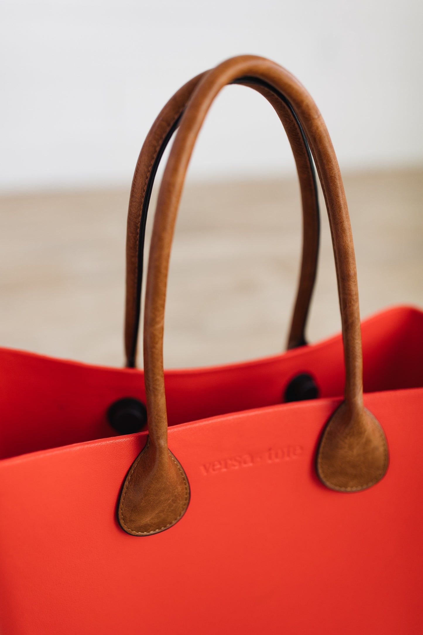 Versa Tote Faux Leather Straps