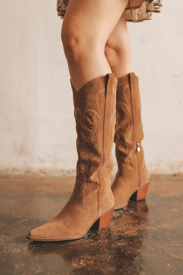 Jessie Embroidered Western Boot