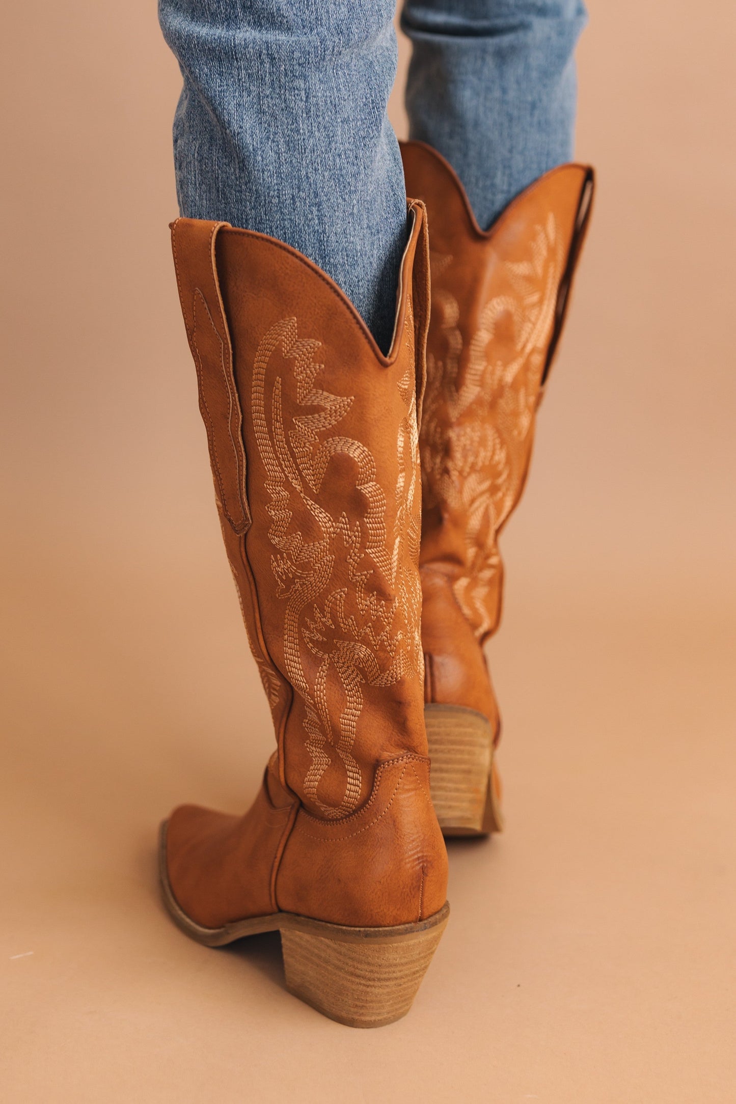 Adela Embroidered Western Boot