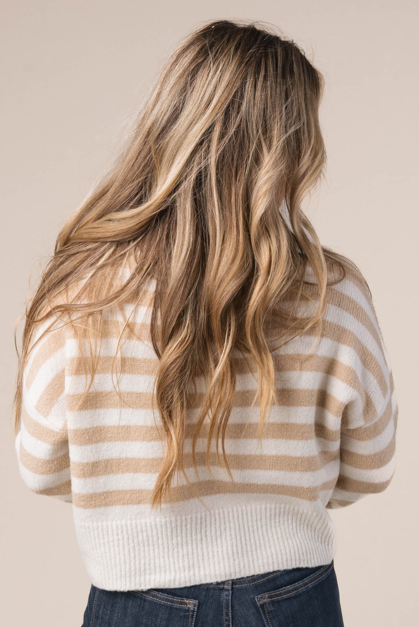 Striped Turtleneck Sweater *Final Sale*