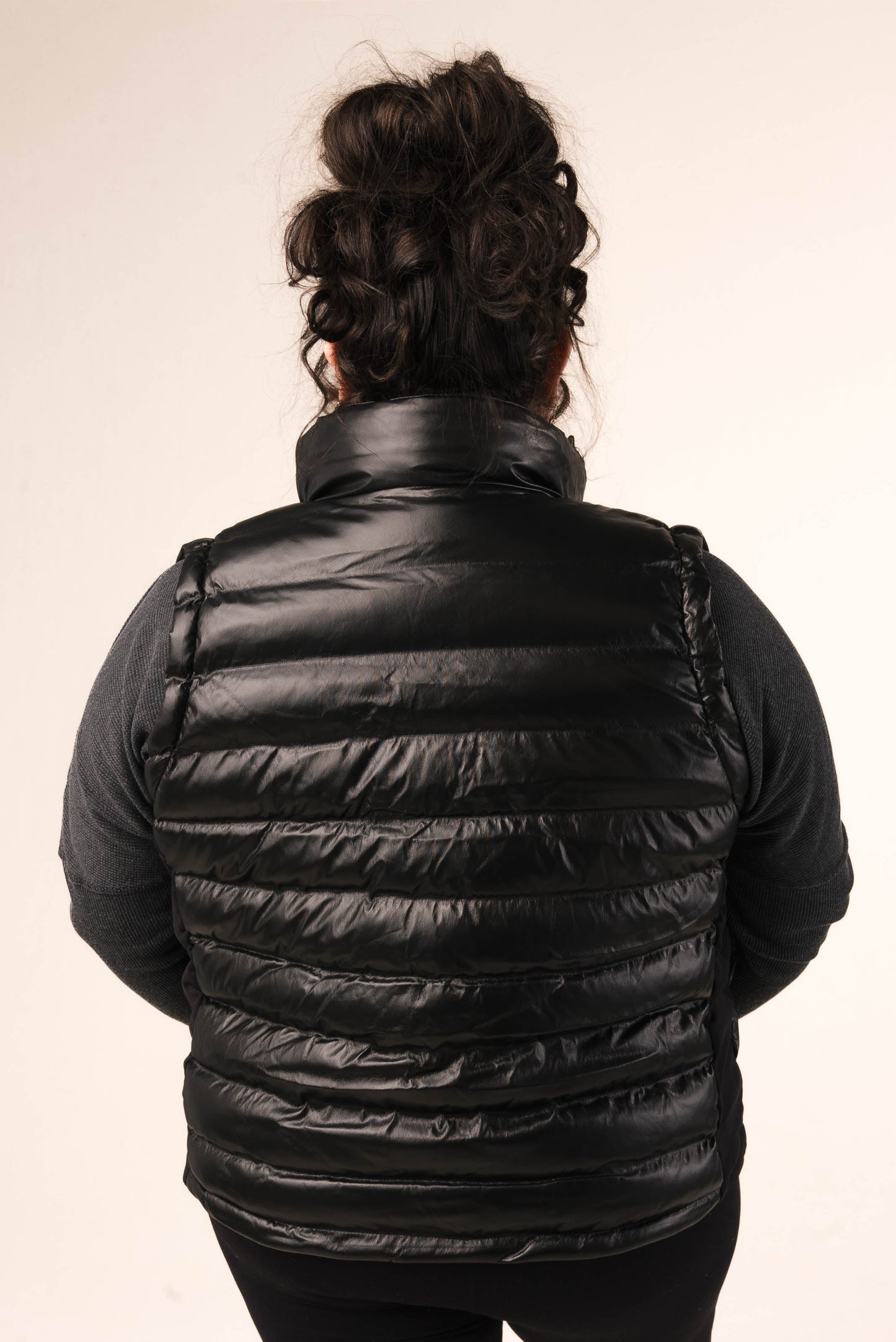 High Neck Puffer Vest