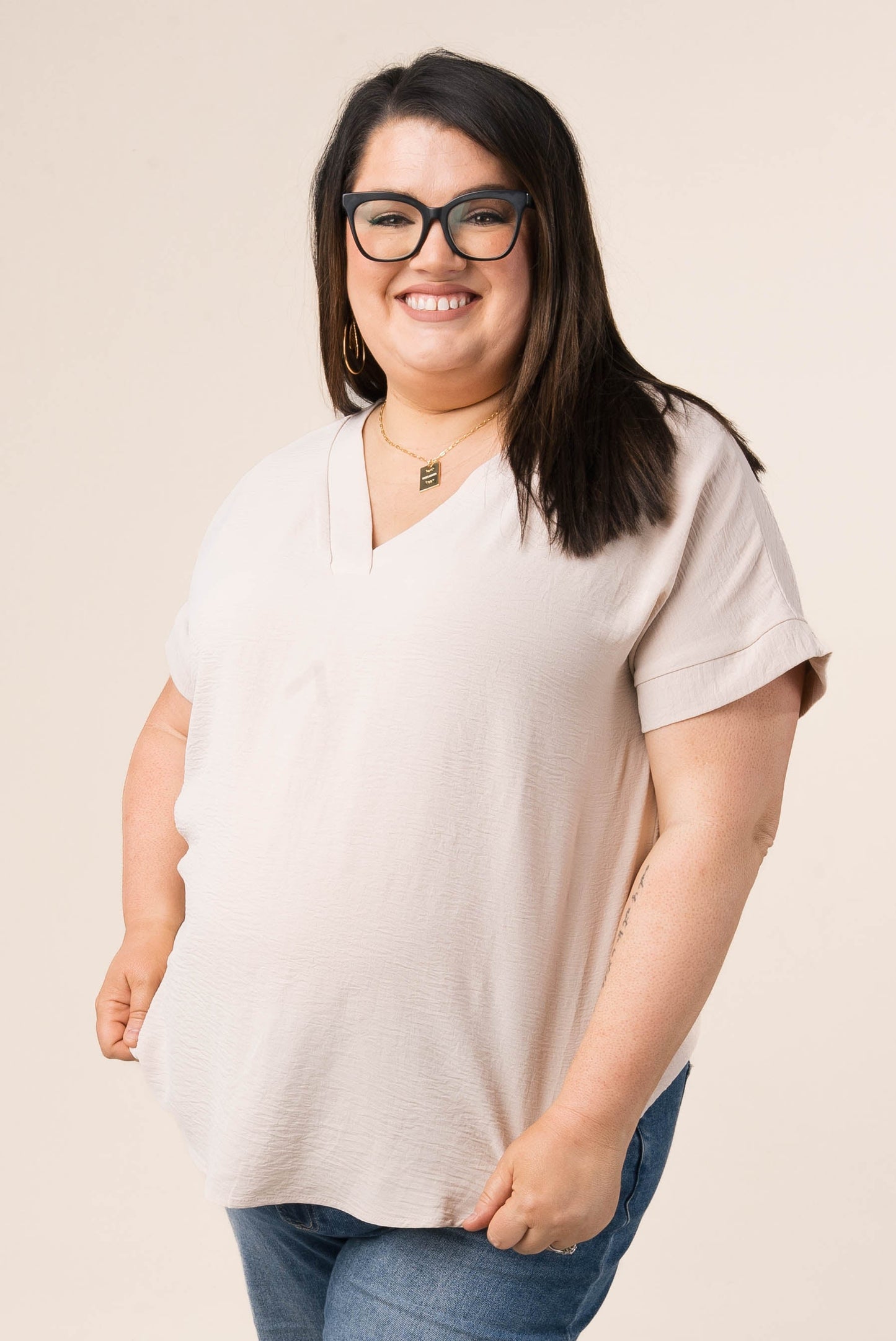 Crinkle Knit Dolman Top