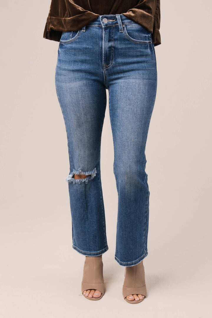 Risen Denim | Julie High Rise Ankle Flare Jeans *Final Sale*