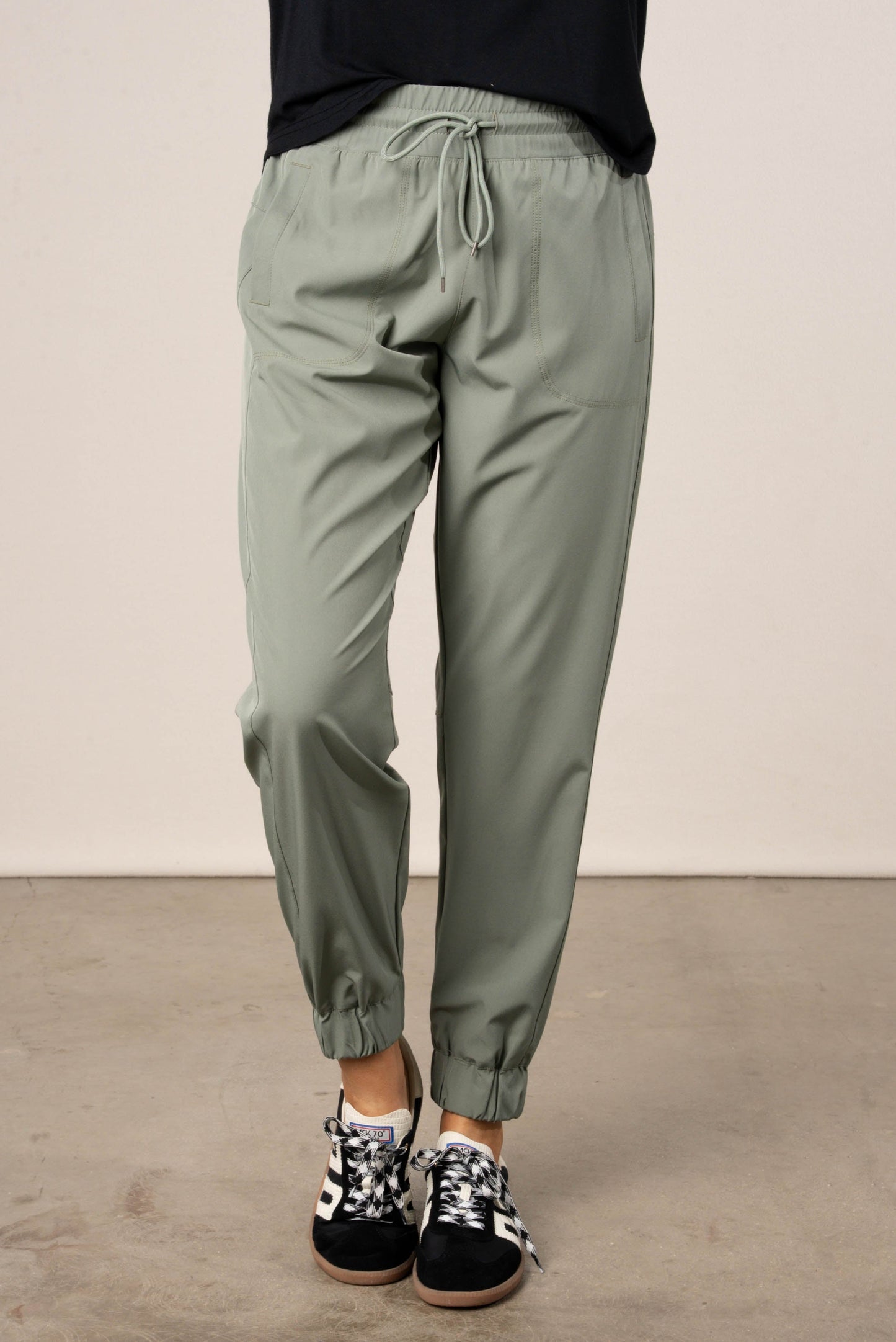 High Waist Drawstring Joggers