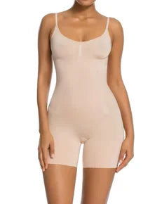 SHAPERX Mid Thigh Seamless Bodysuit