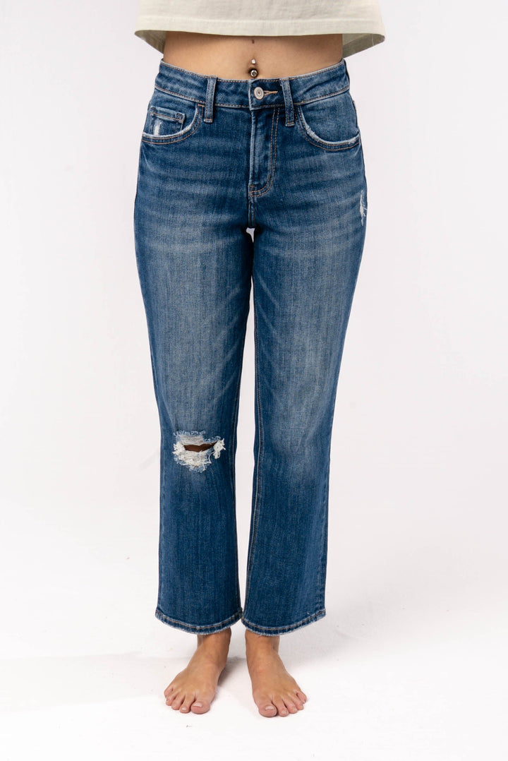 Lovervet by VERVET | Lucy High Rise Straight Leg Jeans
