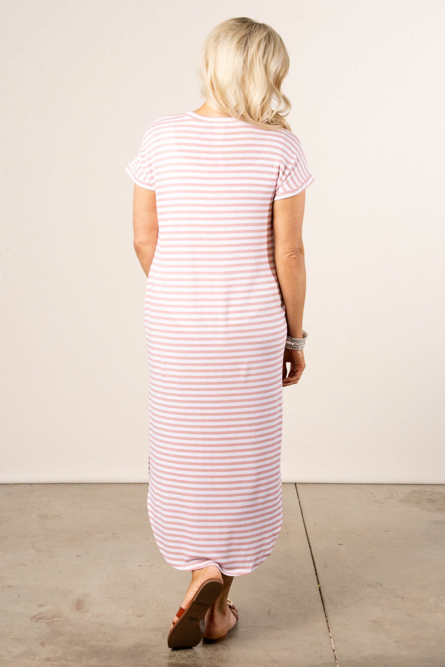 Striped T-Shirt Maxi Dress