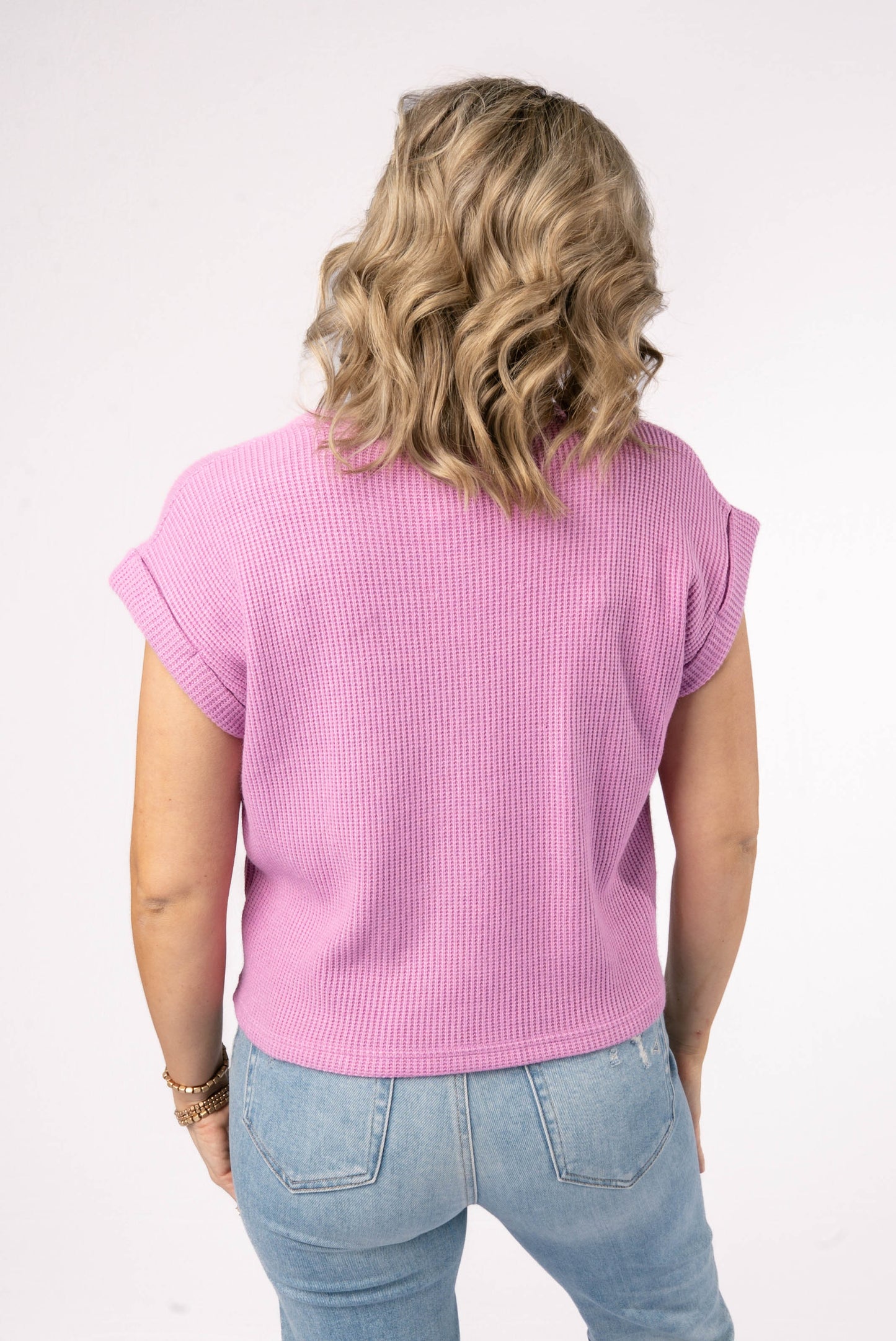 Cuffed Sleeve Sweater