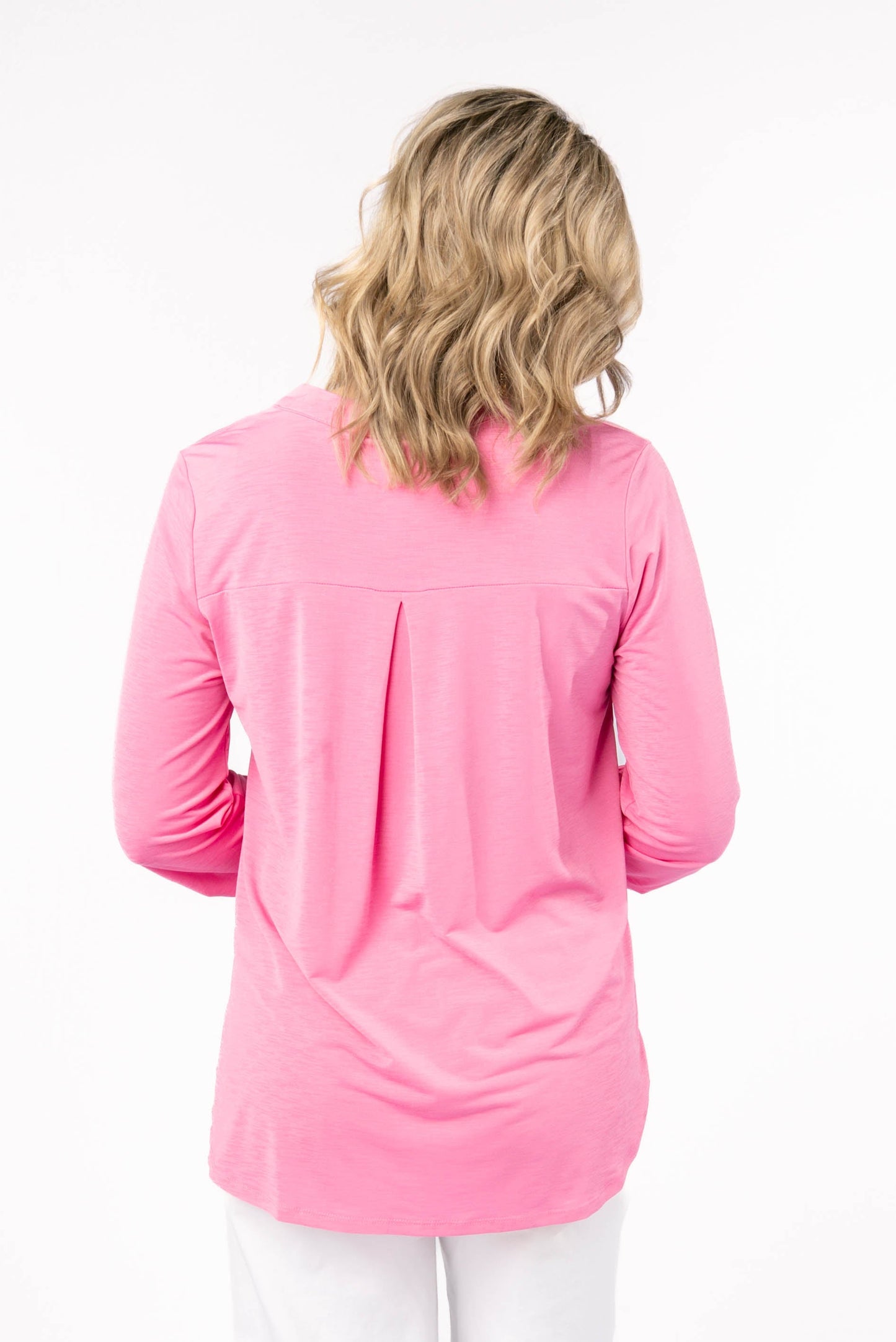 Liz Solid Tab Sleeve Top