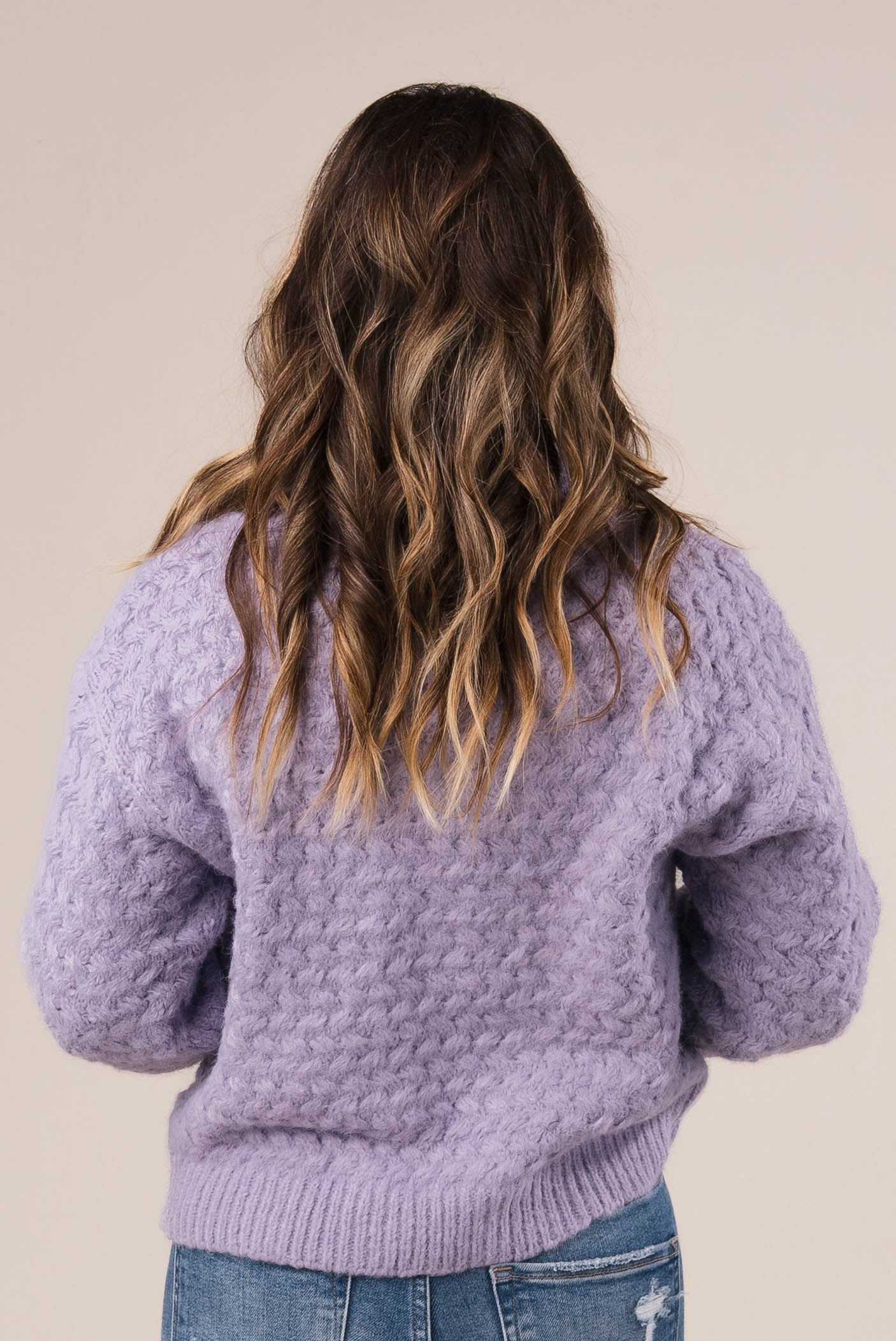 Basketweave Turtleneck Sweater *Final Sale*