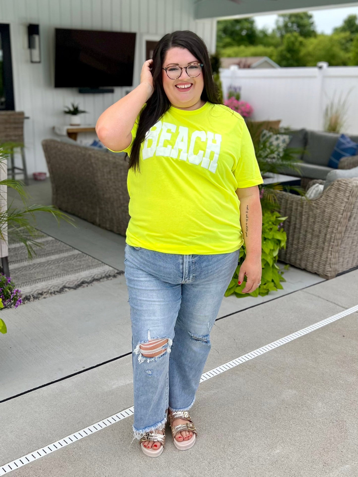 Beach Collegiate Graphic Tee *Final Sale*