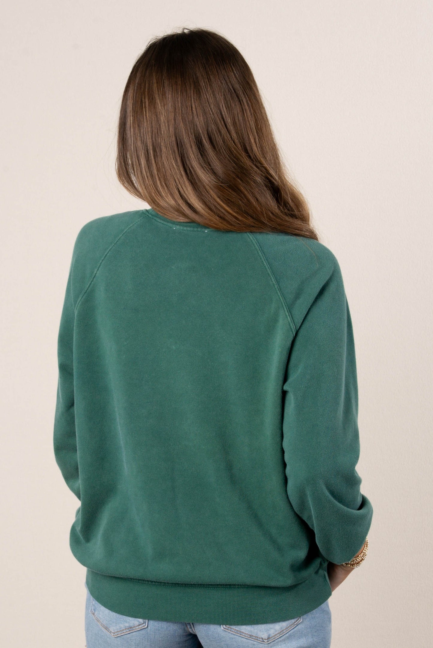 Washed Raglan Sweatshirt