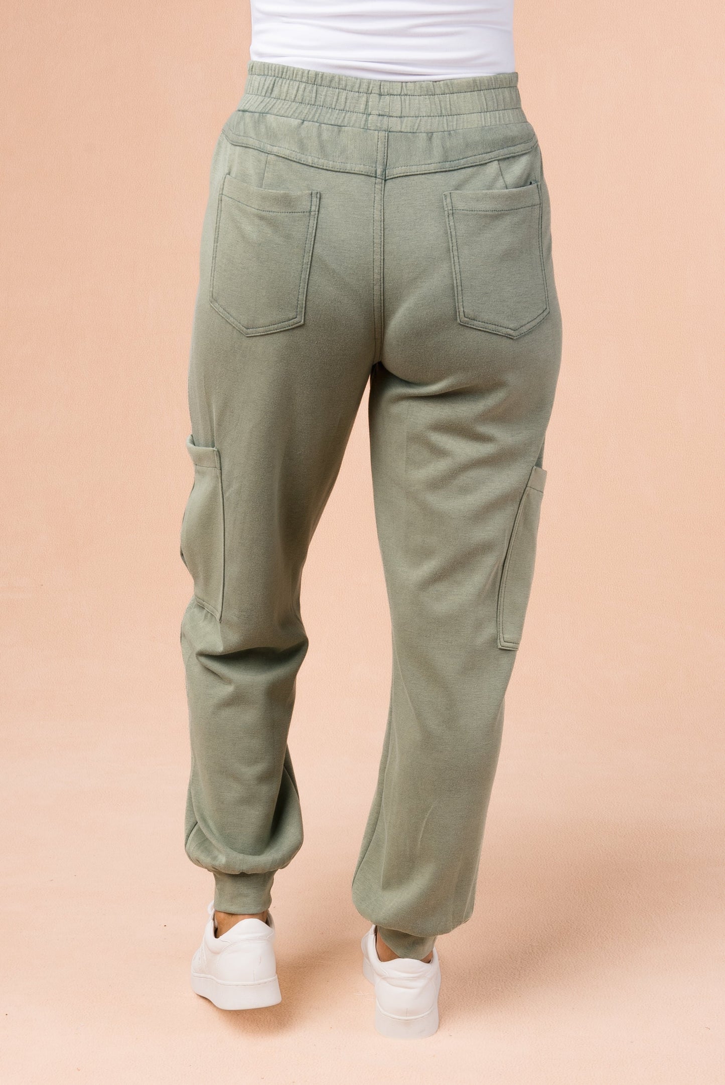 Mineral Washed Cargo Joggers