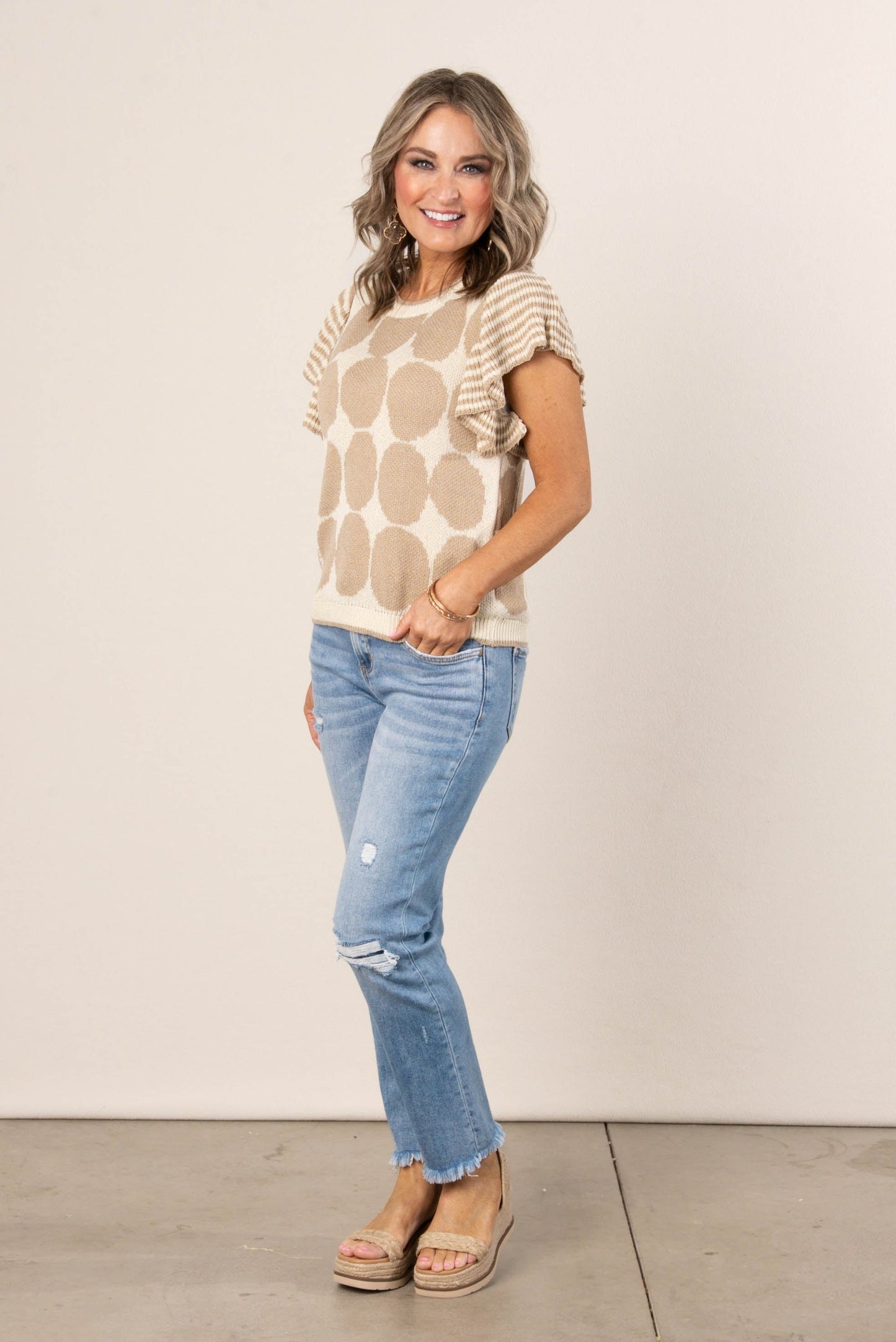 Lovervet Mid Rise Crop Straight Leg Jeans