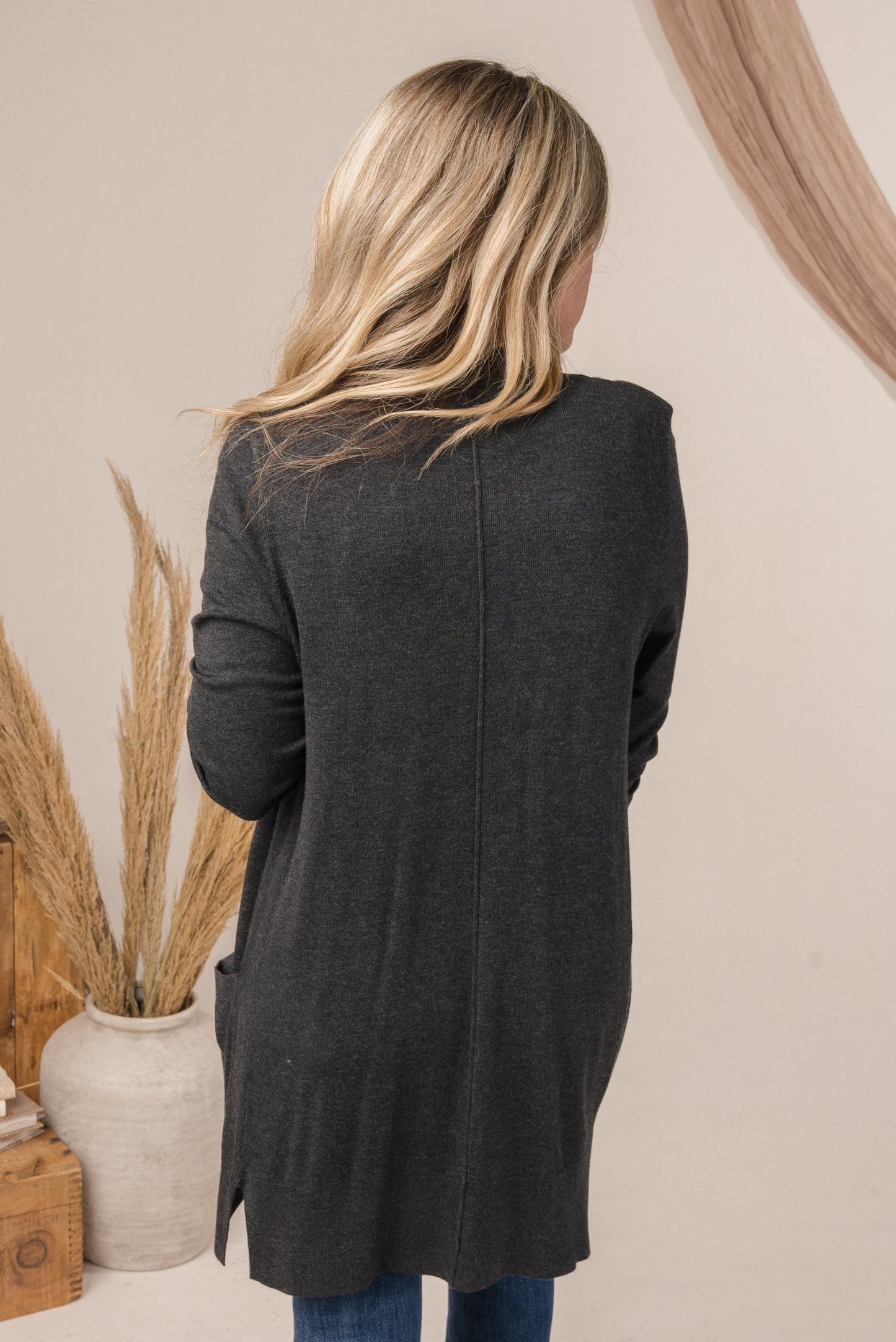 Open Front Sweater Cardigan