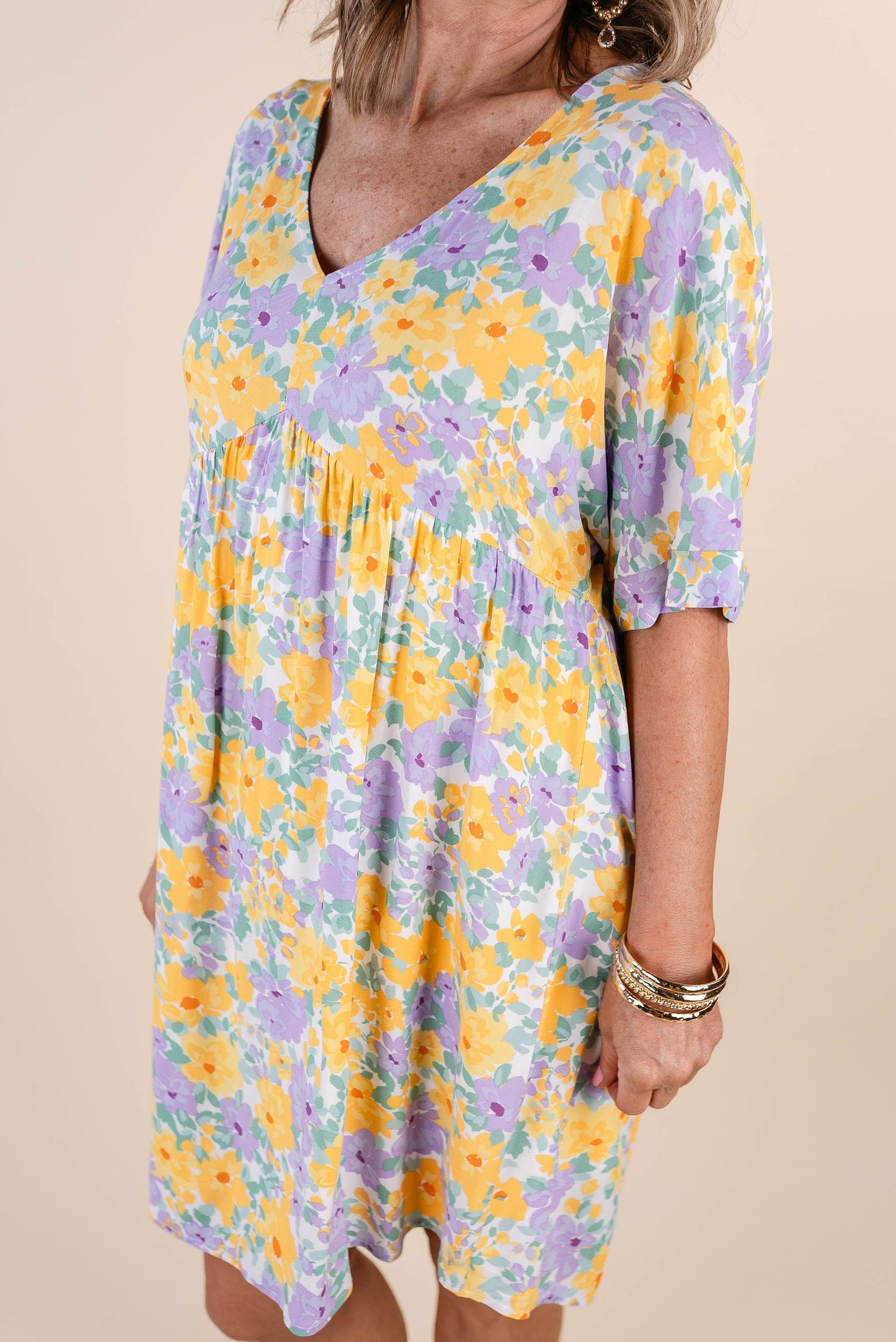 Floral Babydoll Dress