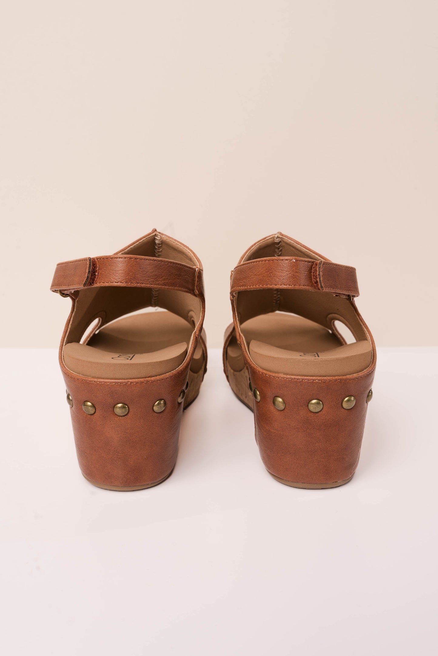 Carley Wedge Sandal in Bourbon