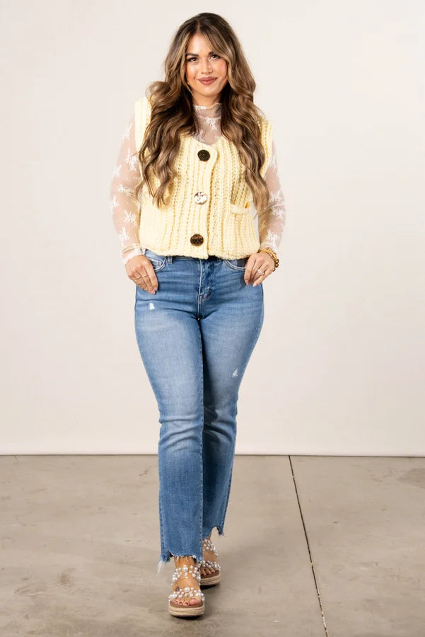 GF Exclusive Georgia Mae Chunky Knit Sweater Vest