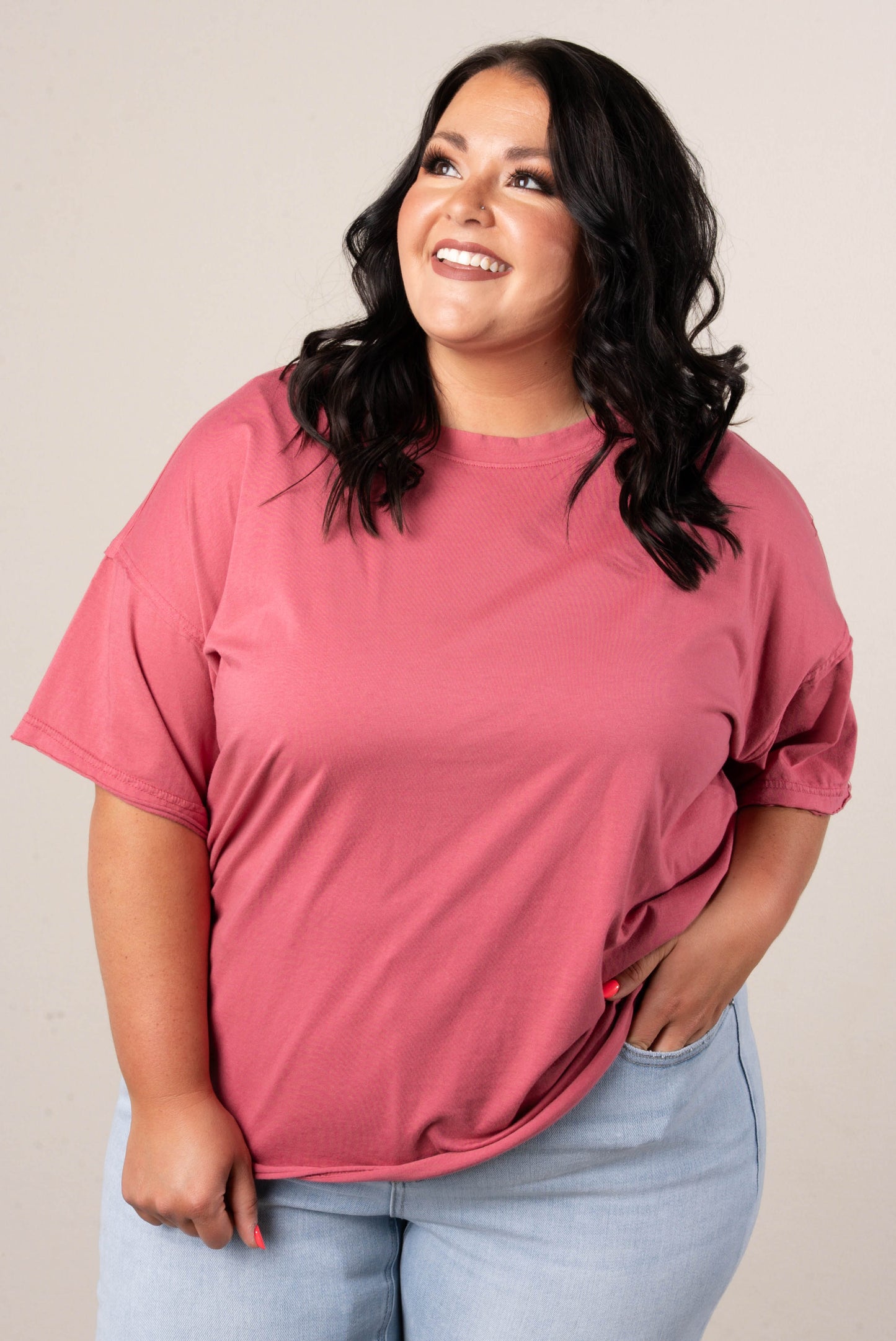 Washed Raw Seamed Tee