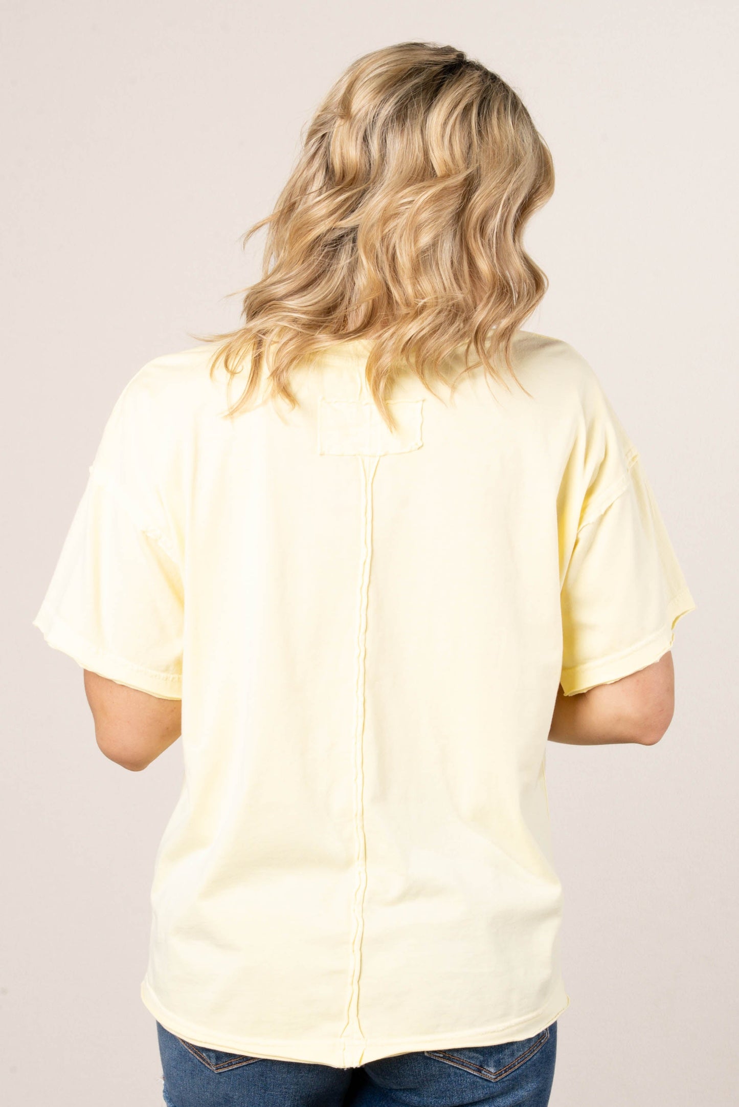 Washed Raw Seamed Tee