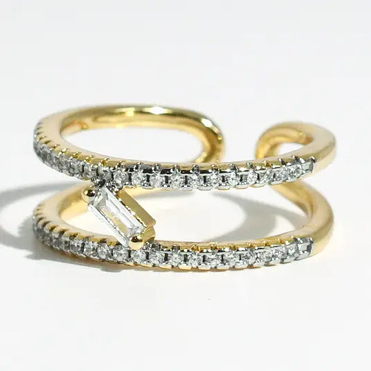 Double Dazzle Ring