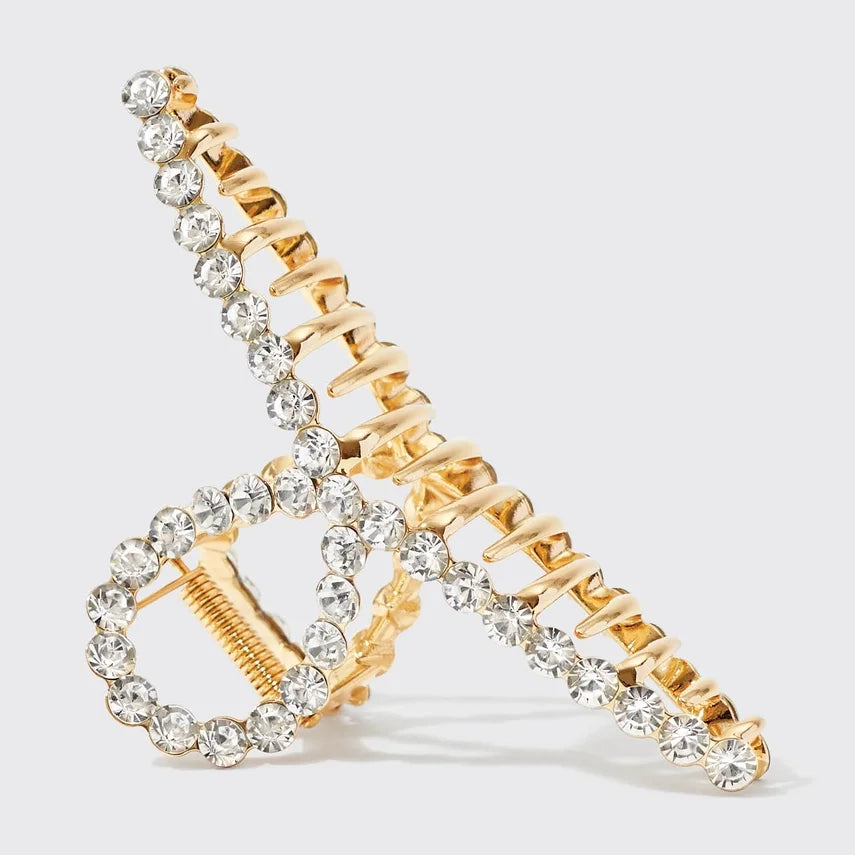 Rhinestone Loop Claw Clip