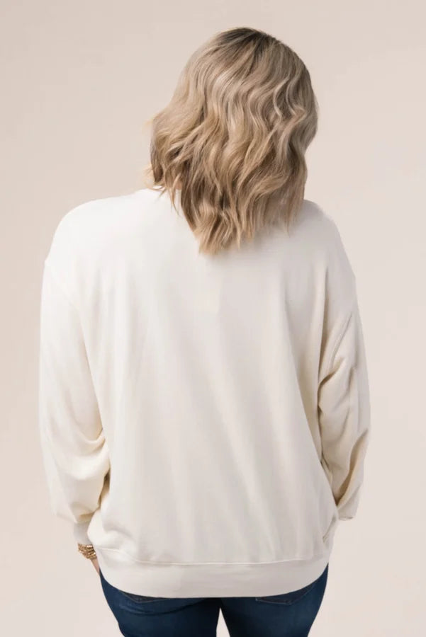 Washed Drop Shoulder Sweatshirt