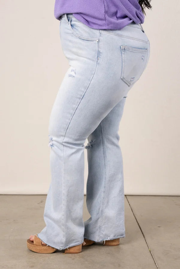 Risen Denim | Ava High Rise Bootcut Jeans