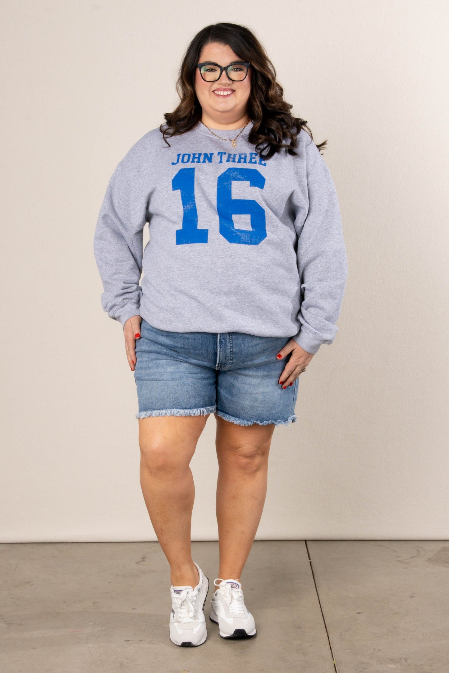 Tummy Control High Rise Frayed Hem Denim Short