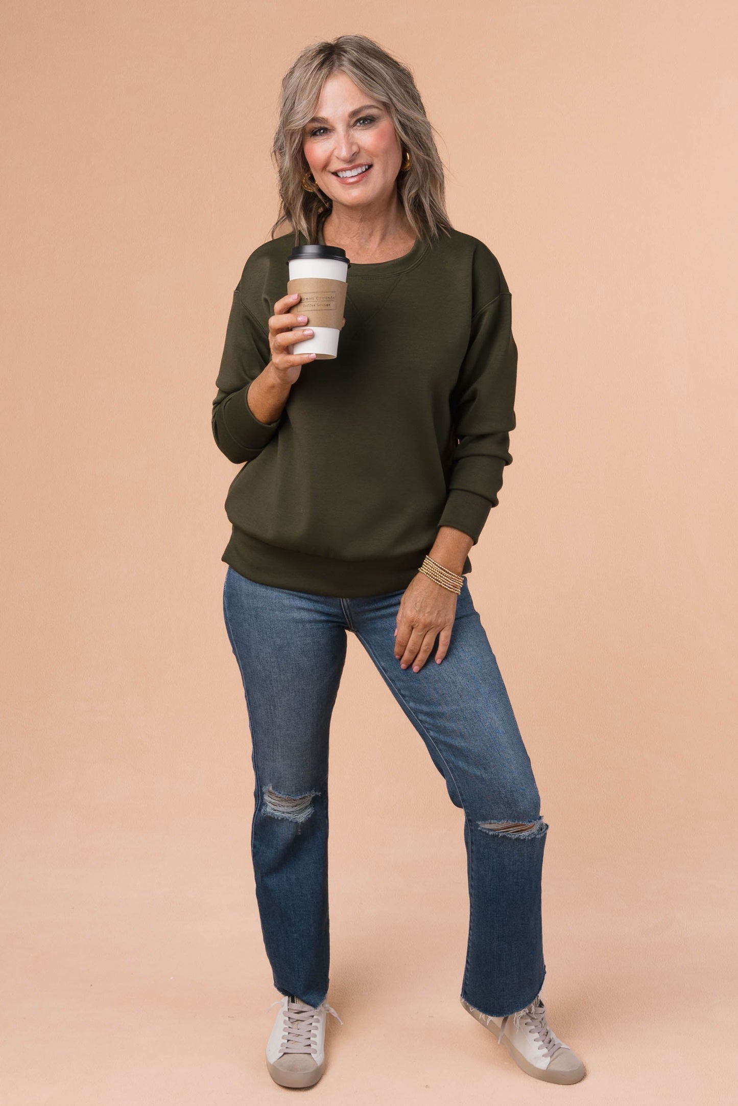 Malibu Banded Hem Pullover *Final Sale*