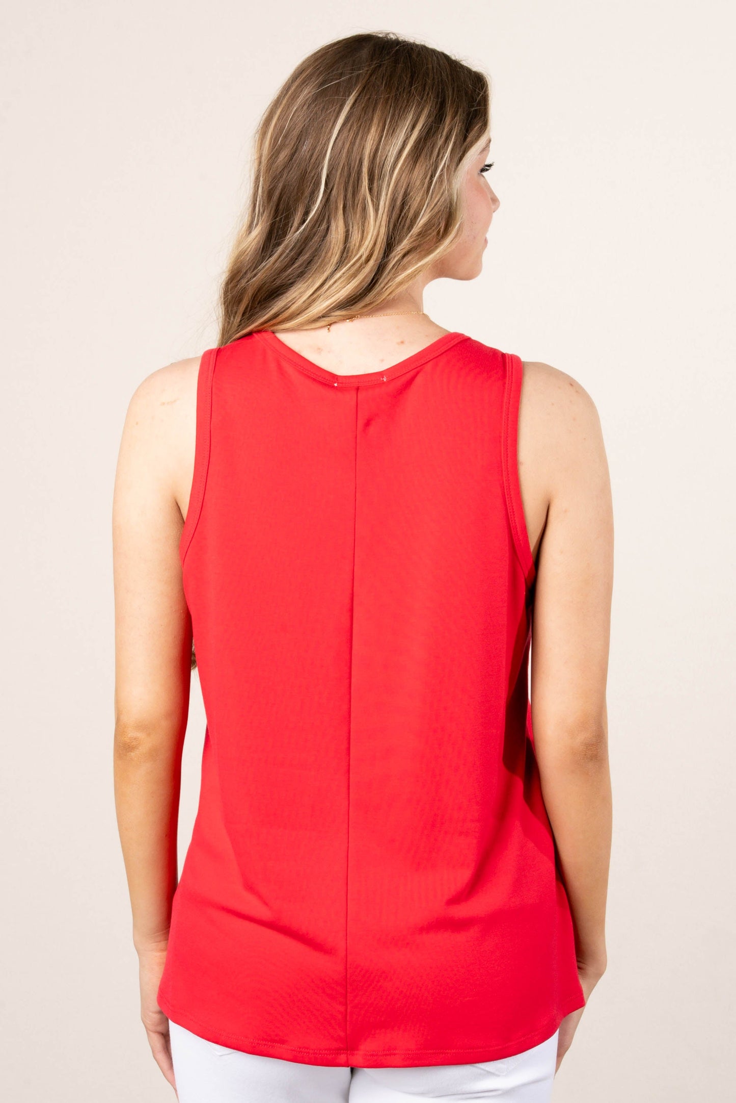 Relaxed Fit Henley Tank *Final Sale*