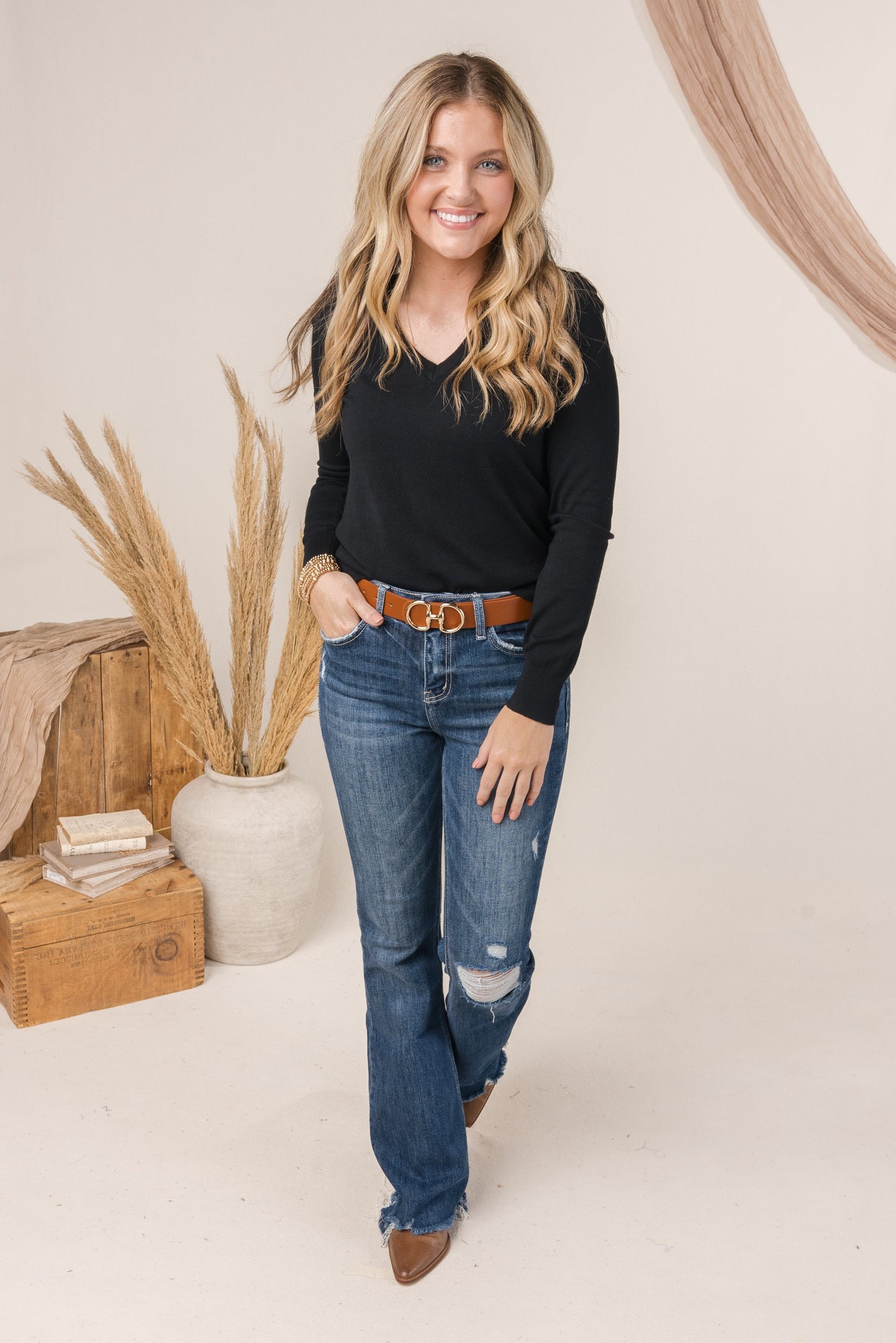 Classic V-Neck Sweater