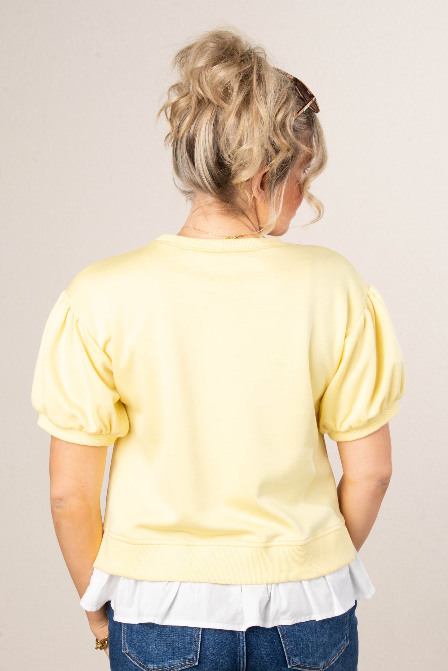 Layered Look Ruffle Hem Top *Final Sale*