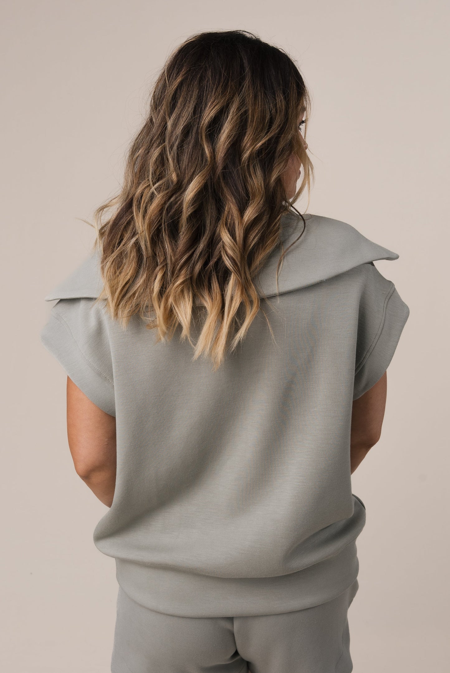 Modal Quarter Zip Pullover *Final Sale*