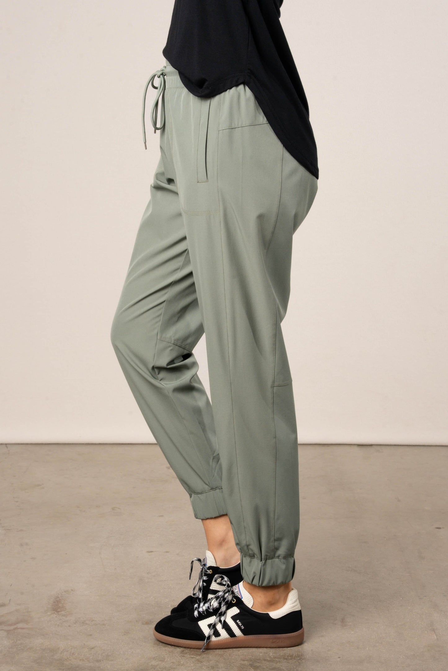 High Waist Drawstring Joggers