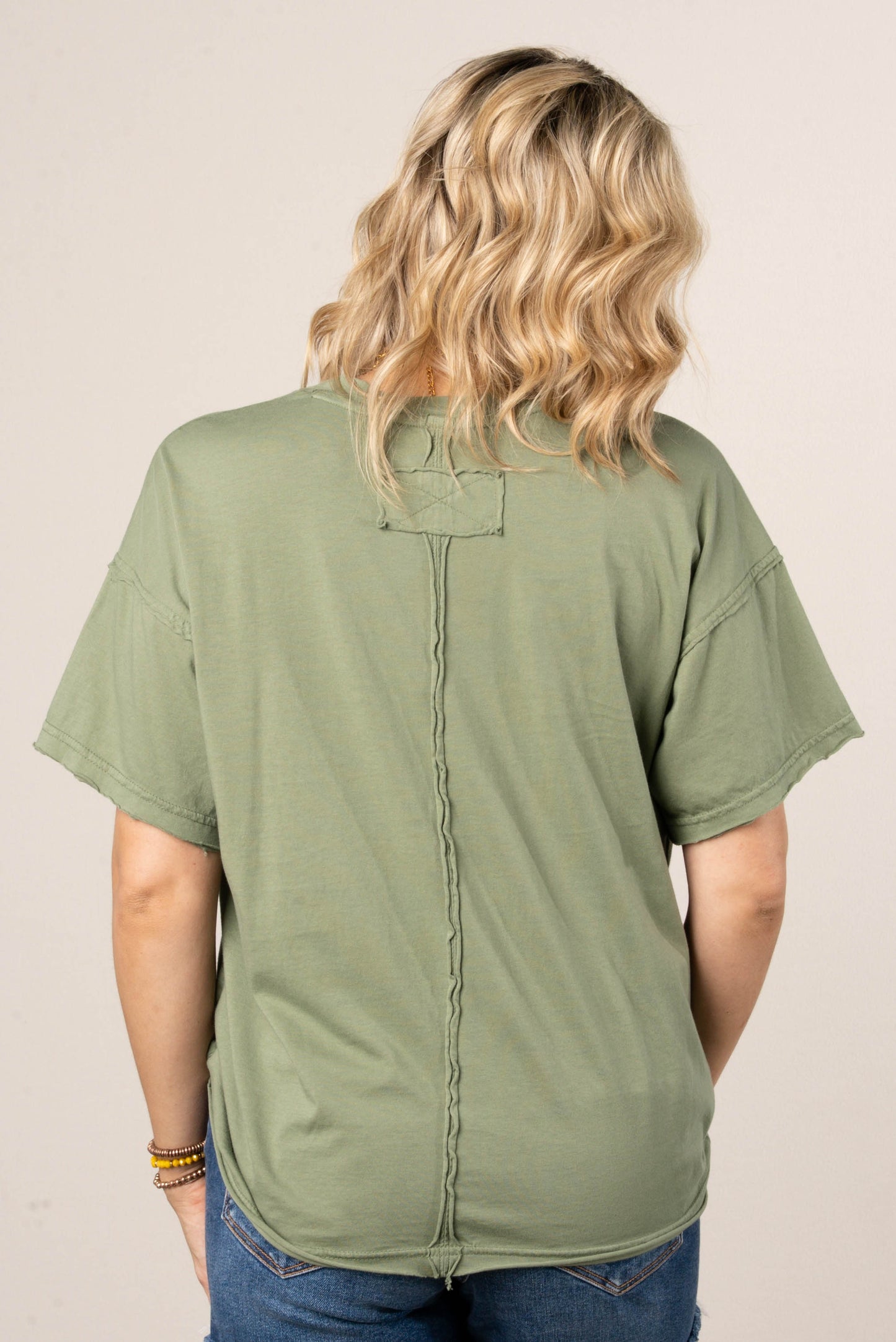 Washed Raw Seamed Tee