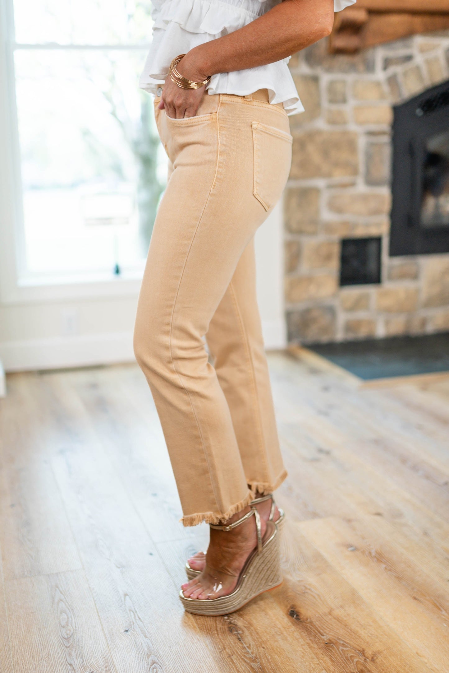 Vervet Mid Rise Slim Straight Jeans