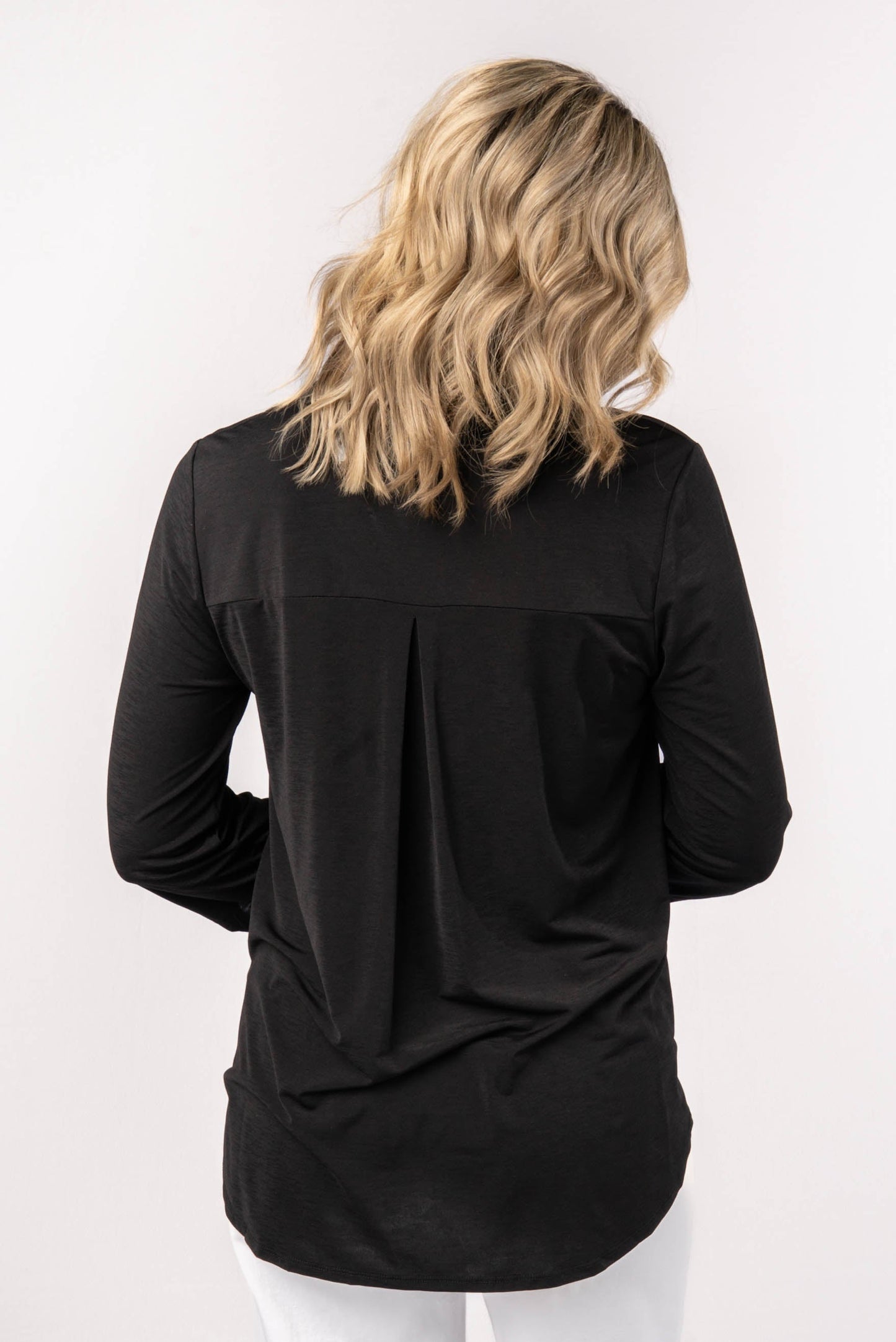 Liz Solid Tab Sleeve Top