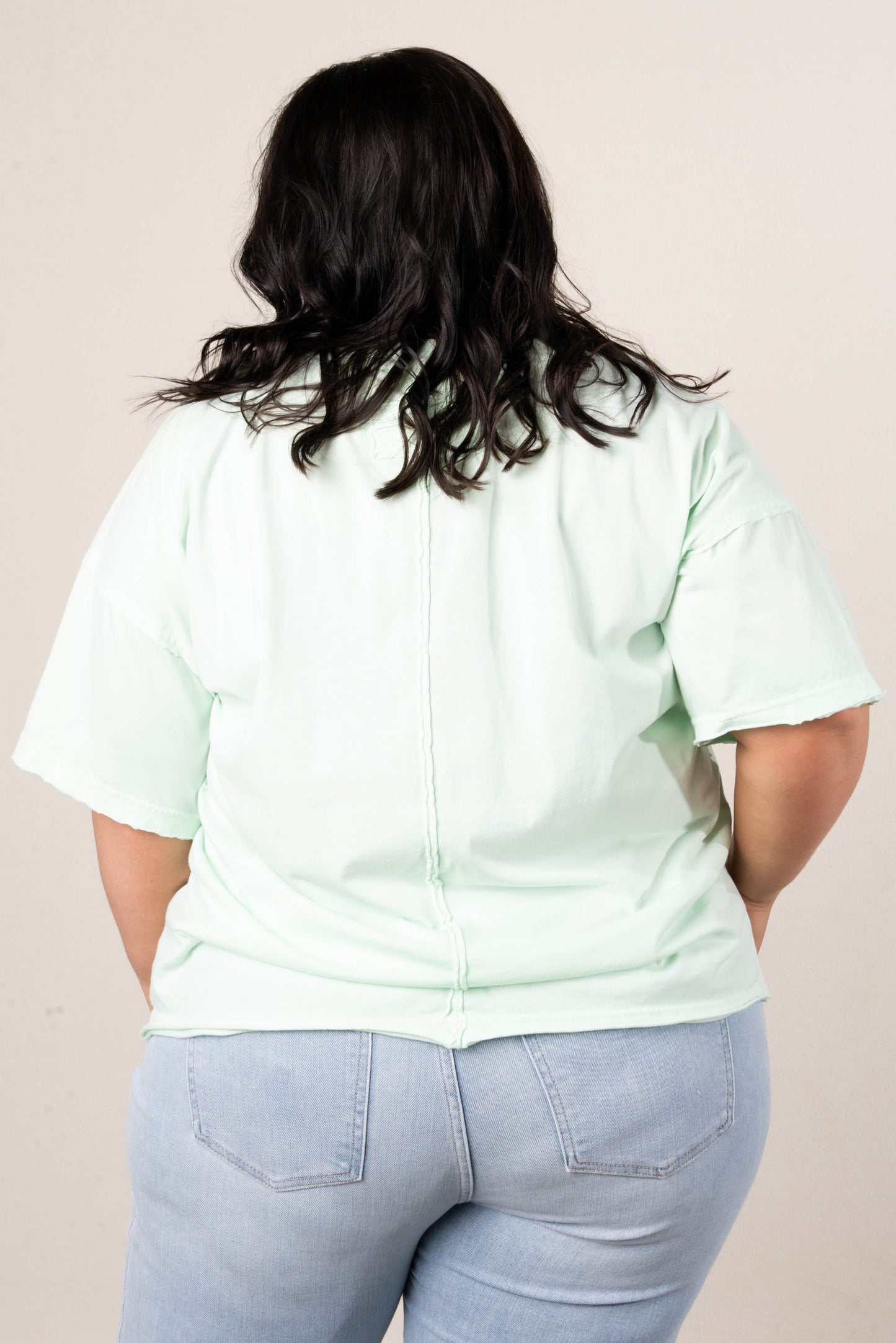 Washed Raw Seamed Tee