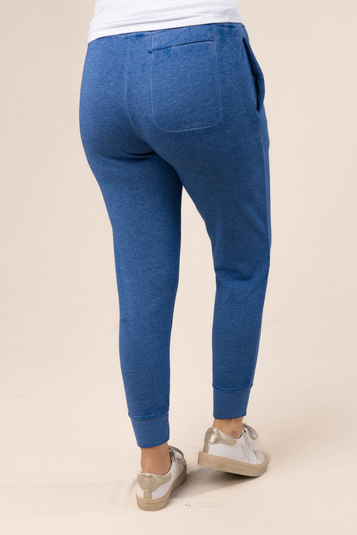 Hacci Knit High Waist Joggers