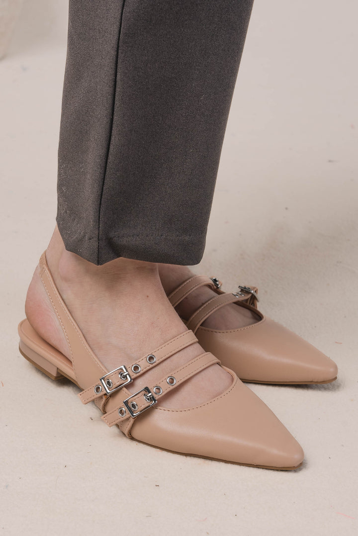 Visor Slingback Flat
