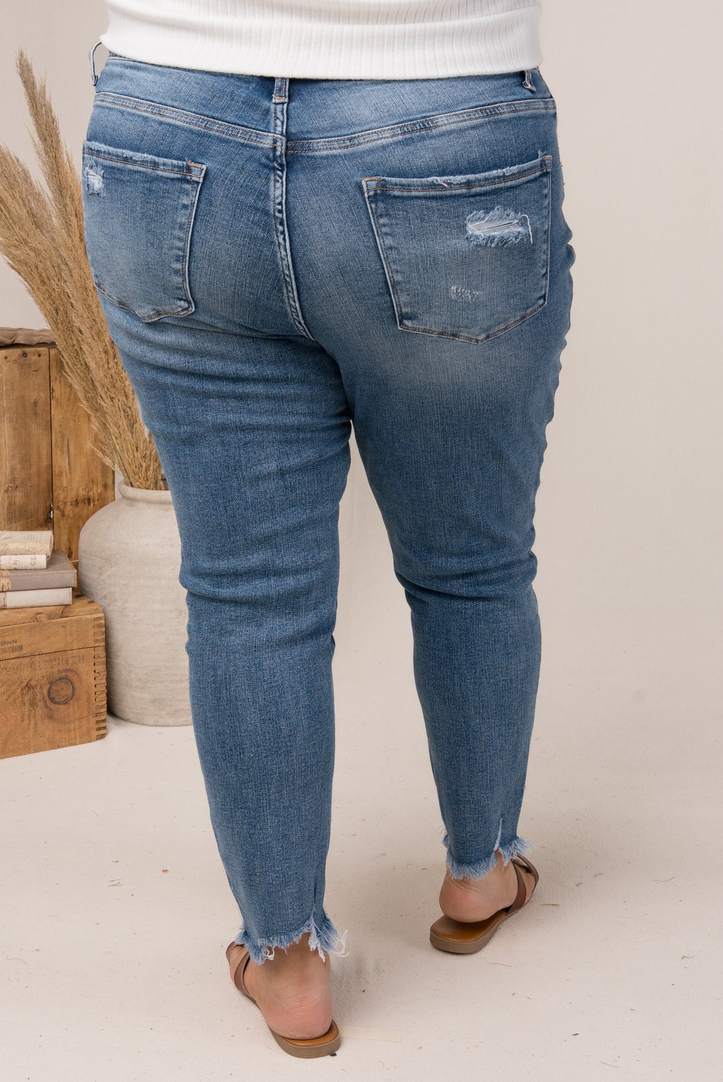 Lovervet by VERVET | Maggie High Rise Crop Skinny Jeans *Final Sale*