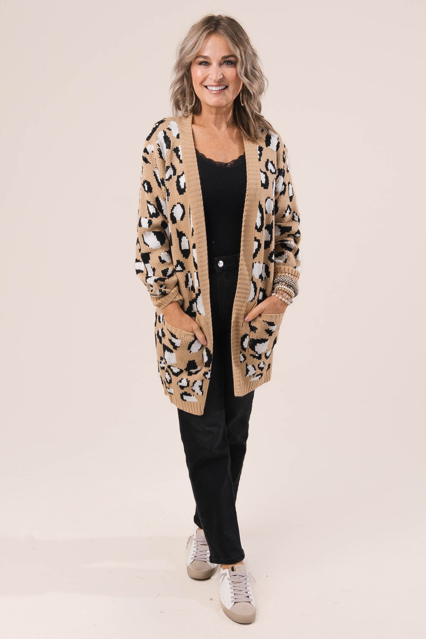 Leopard Sweater Cardigan