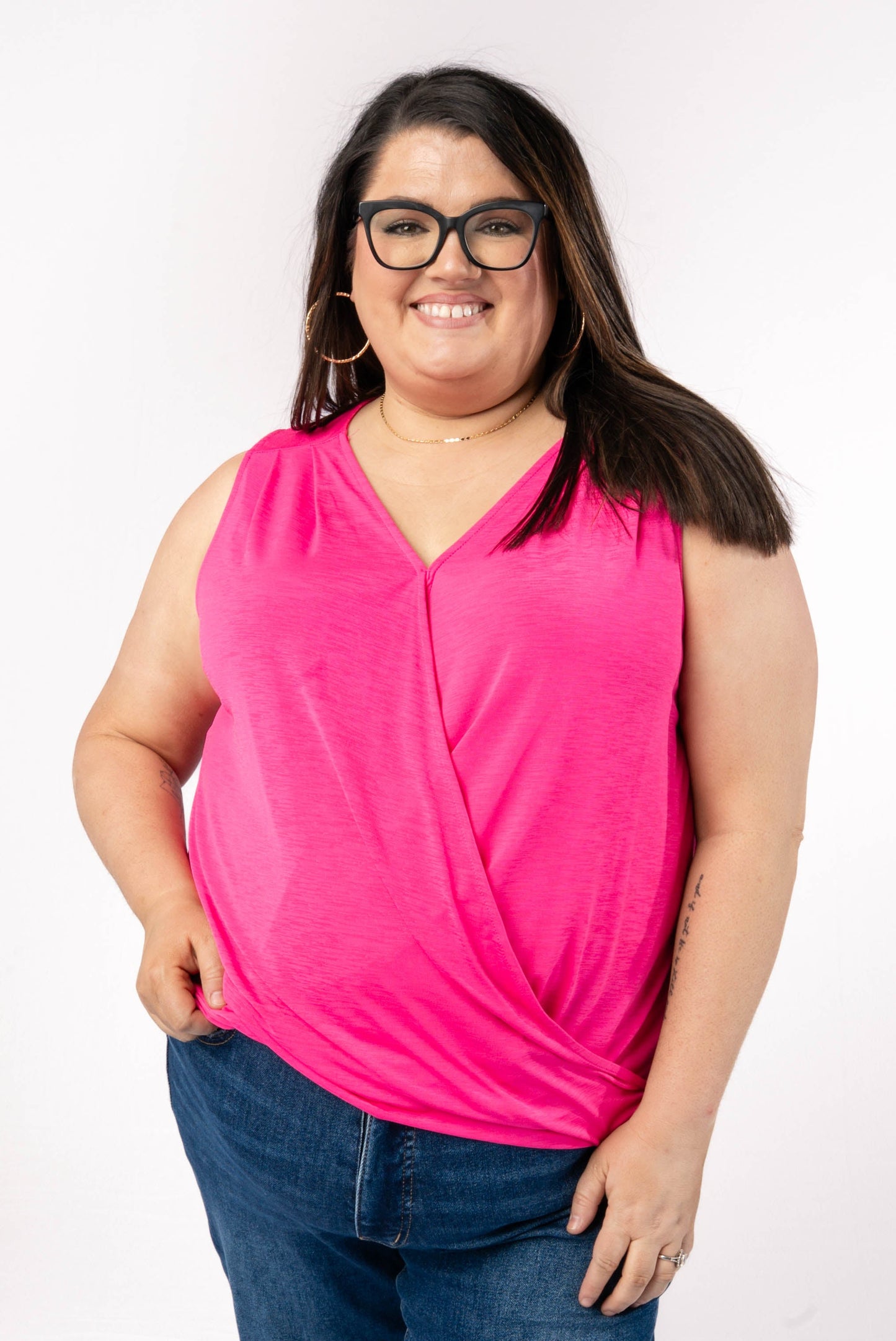 Charm Surplice Tank