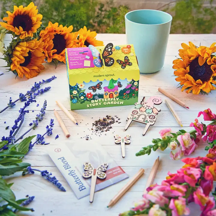 Magical Minds Butterfly Story Garden Kit