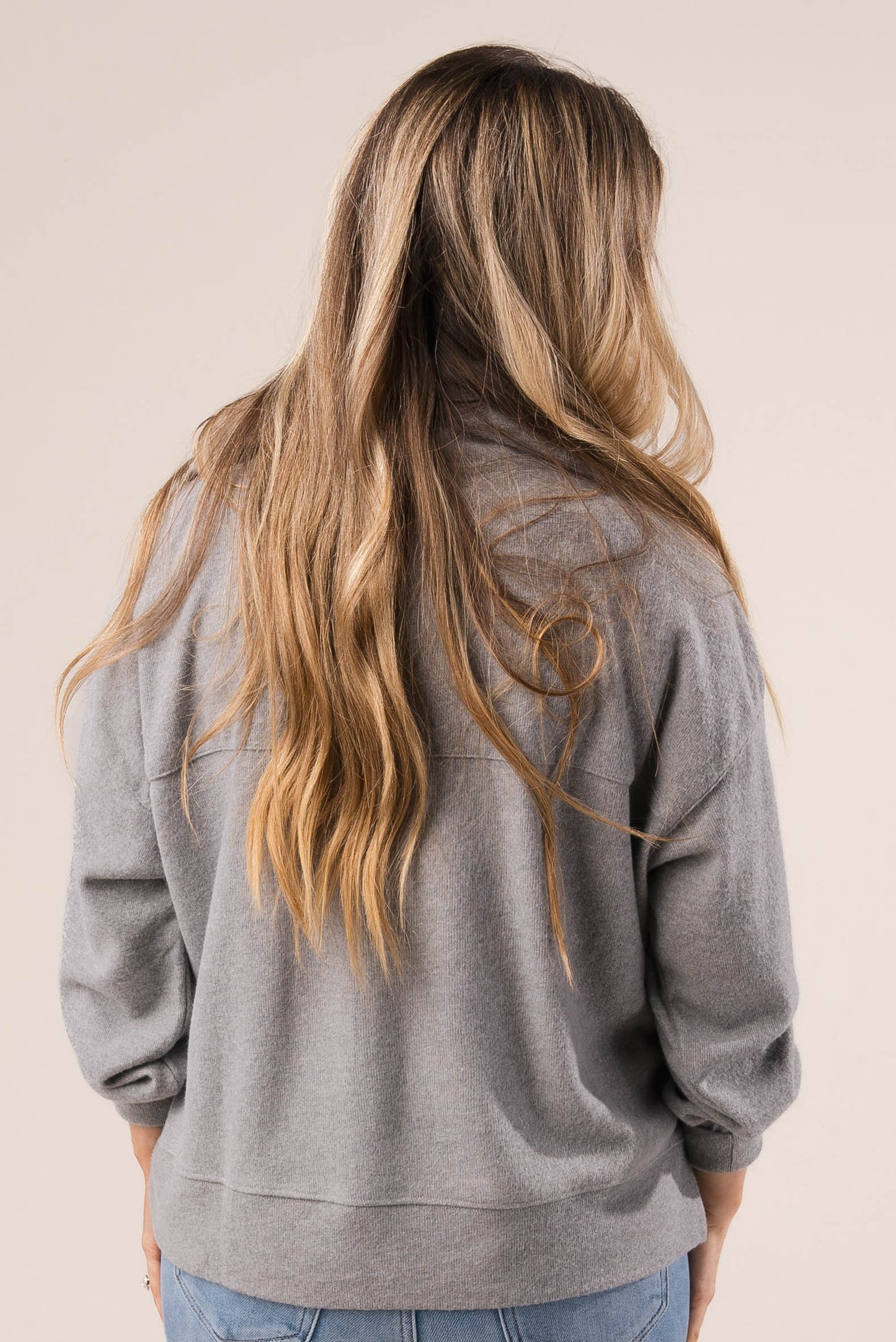 Brushed Half Zip Pullover *Final Sale*