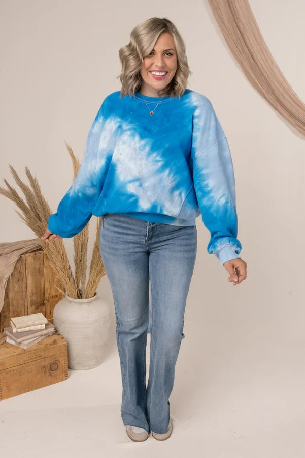 Tie Dyed Organic Cotton Sweatshirt