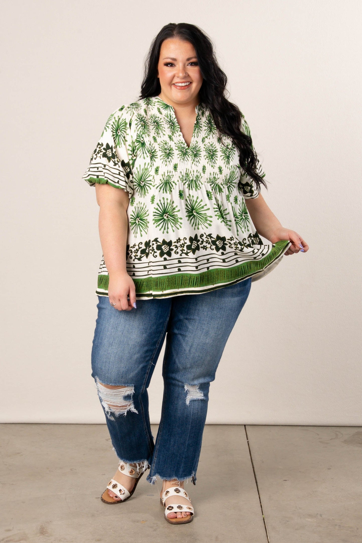 Lovervet by VERVET | Halle Mid Rise Crop Flare Jeans