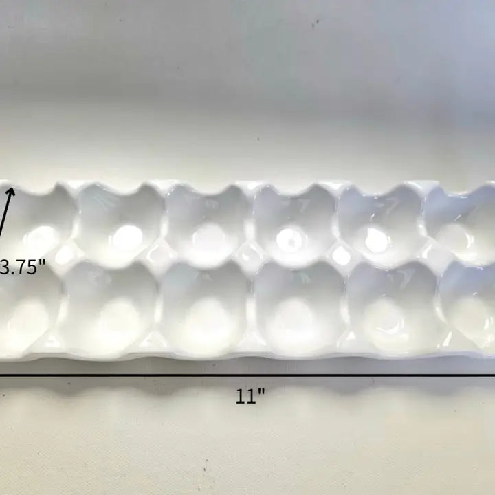Porcelain Egg Holder Tray