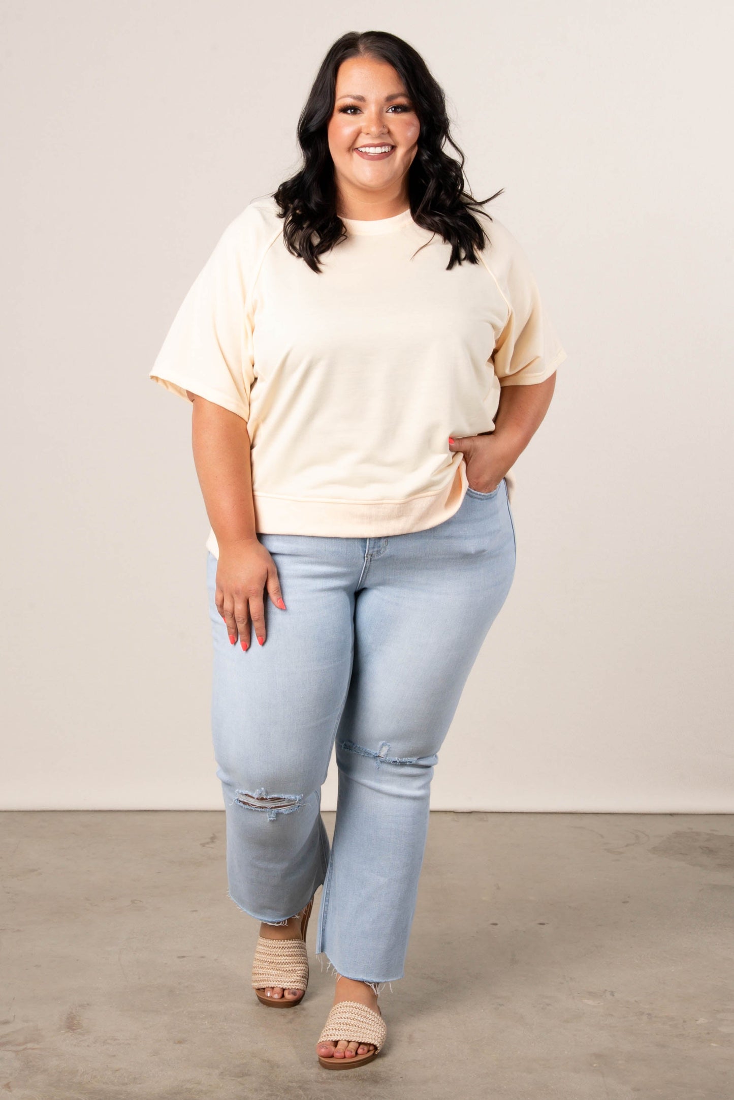 Georgia Mae Oversized Raglan Tee